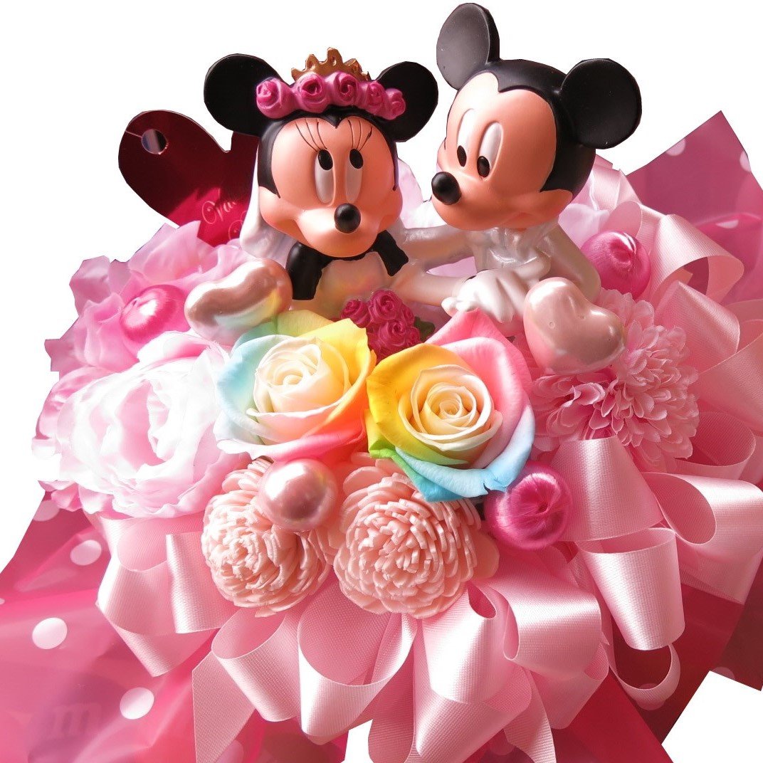 ありん♡ミッキーミニーウエディング花瓶♡ ディズニー ミッキー ミニー 一輪挿し 花瓶 アートパネル